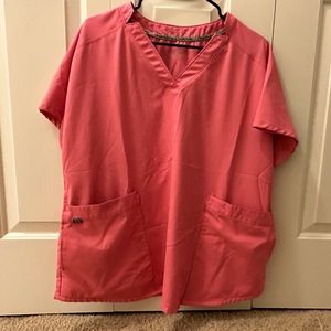 Pink Scrub Top
